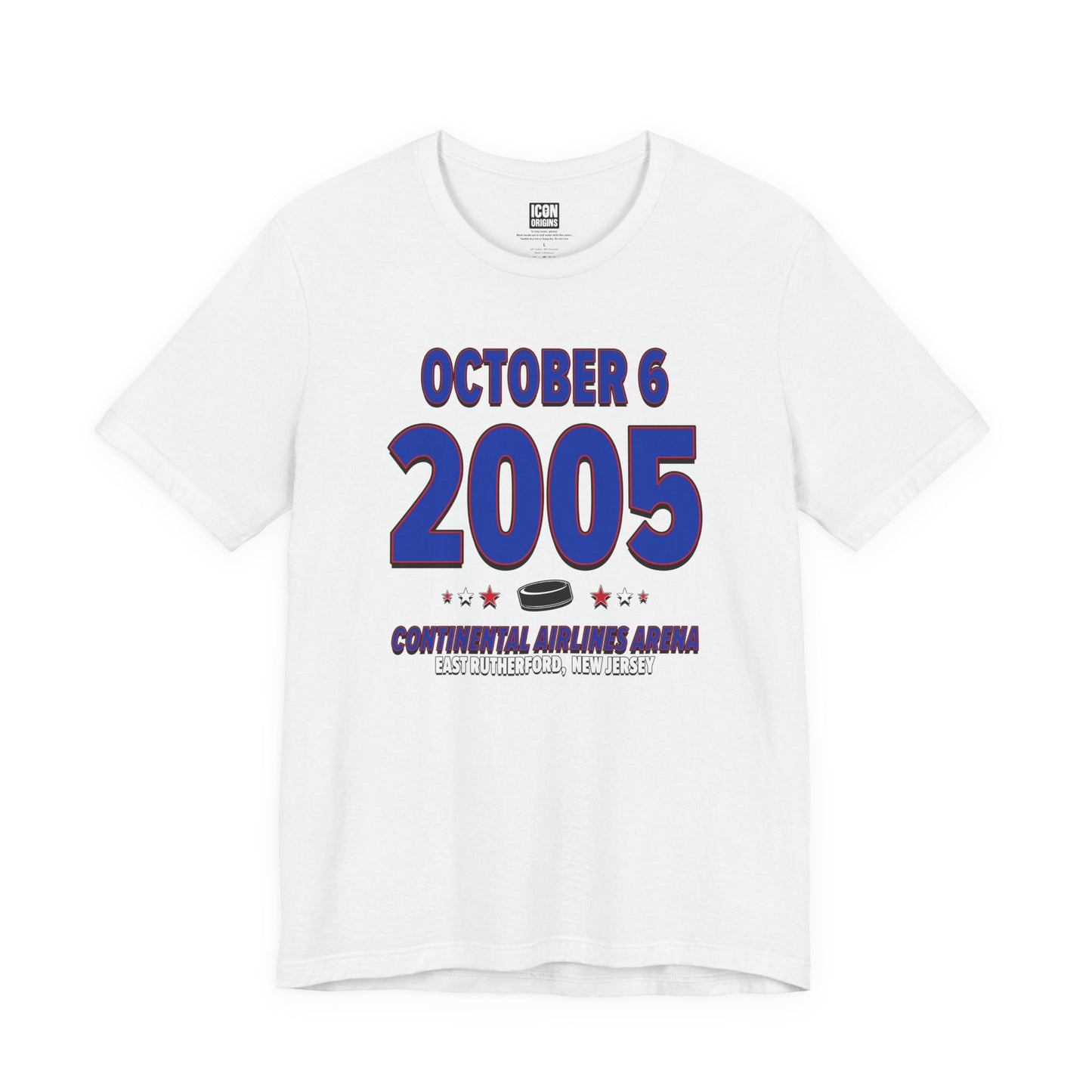 New York Hockey – October 6, 2005 – Origin Tee (Black & White)
