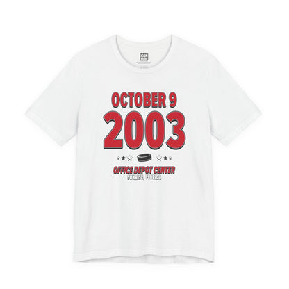 Carolina Hockey – October 9, 2003 – Origin Tee (Black & White)