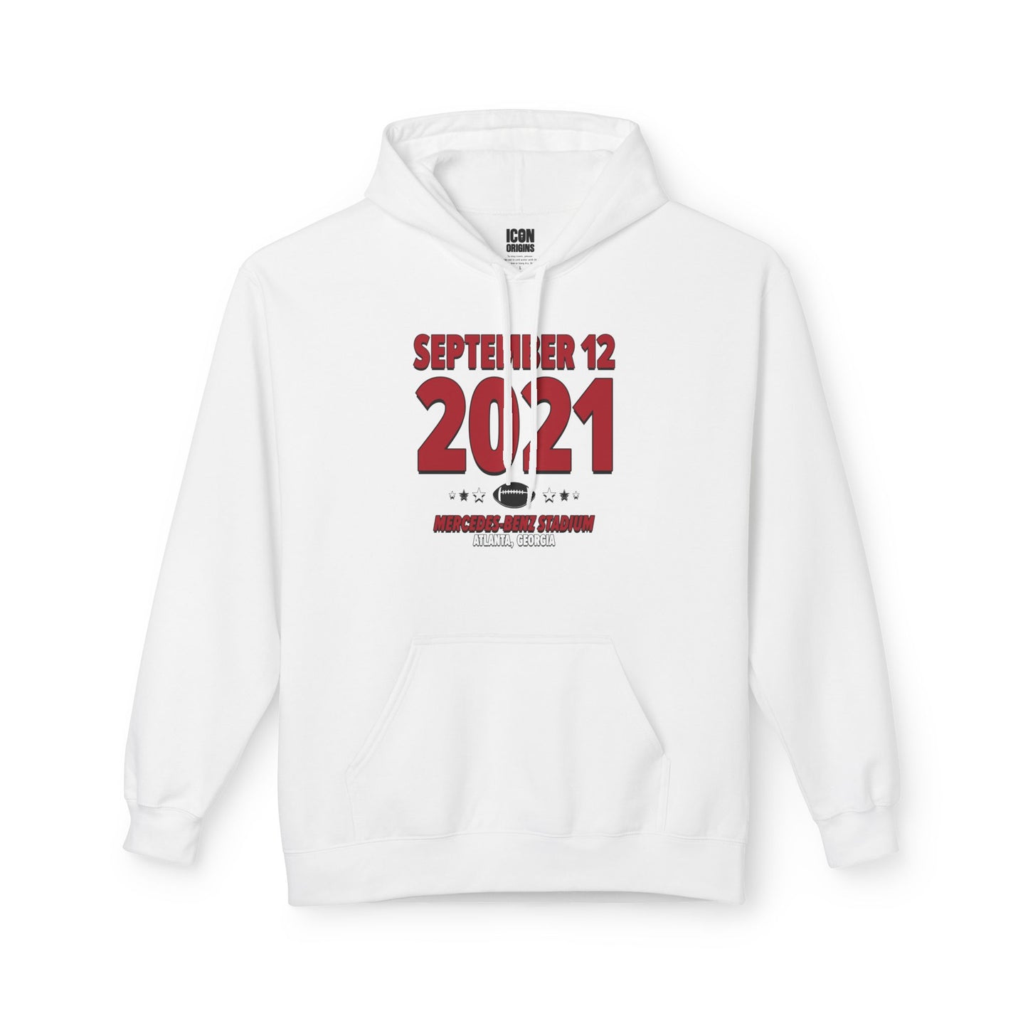 Atlanta Football – September 12, 2021 – Hoodie (Black & White)