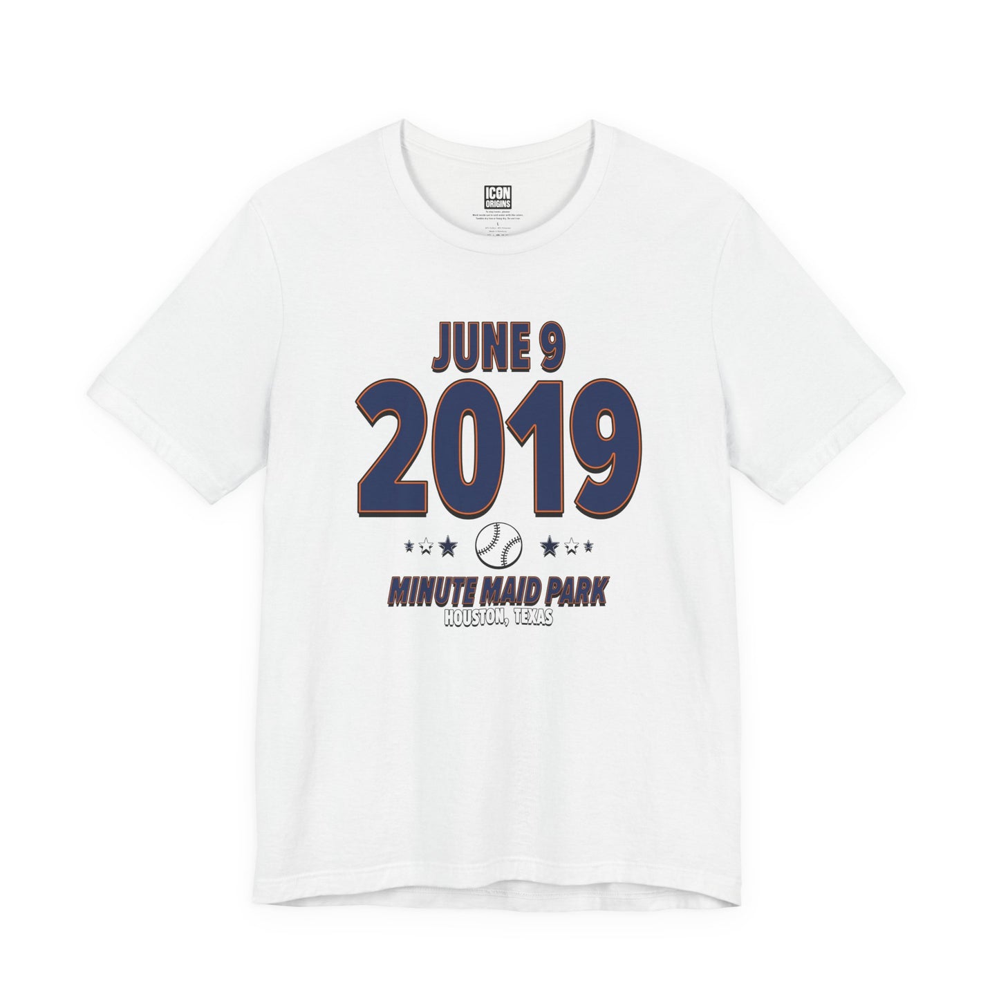 Houston Baseball – June 9, 2019 – Origin Tee (Black & White)