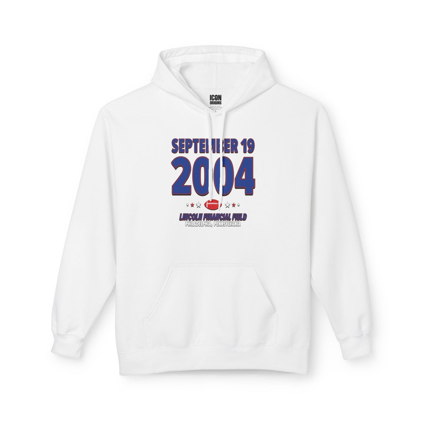 New York Football – September 19, 2004 – Hoodie (Black & White)