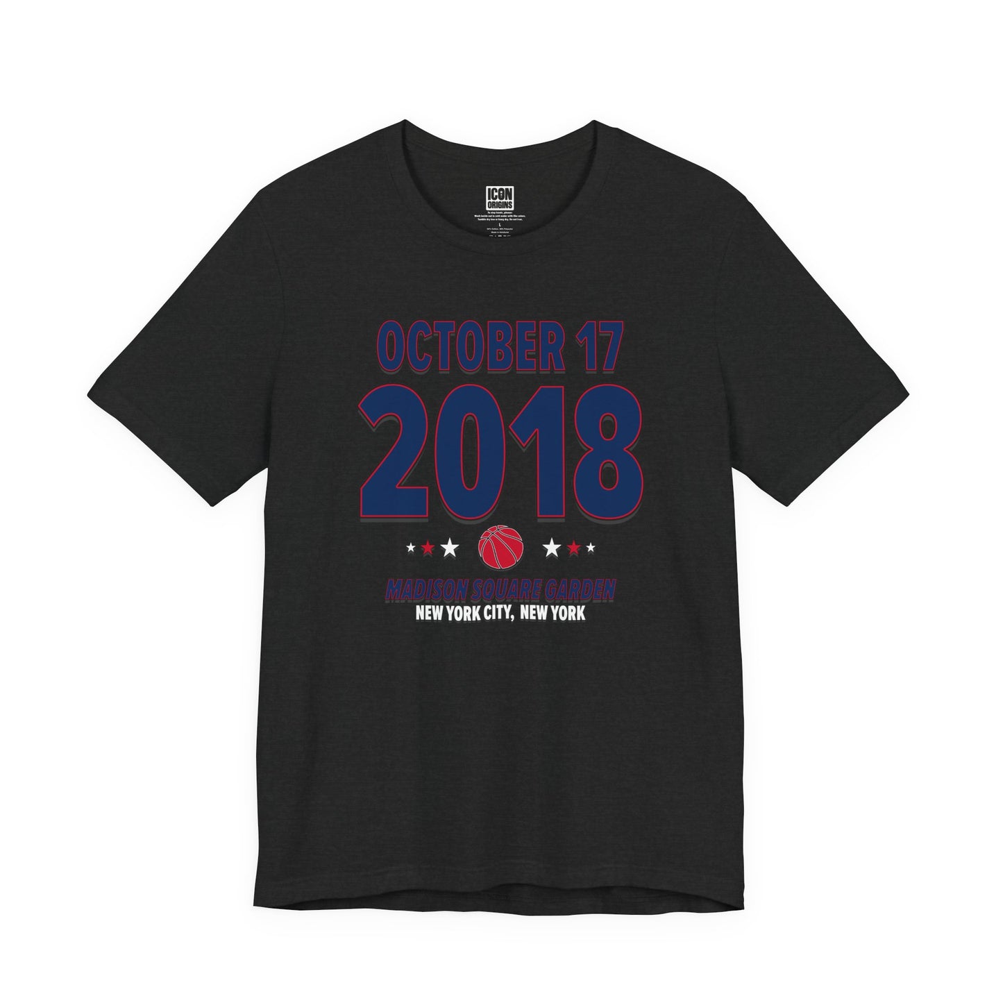 Washington Basketball – October 17, 2018 – Origin Tee (Black & White)