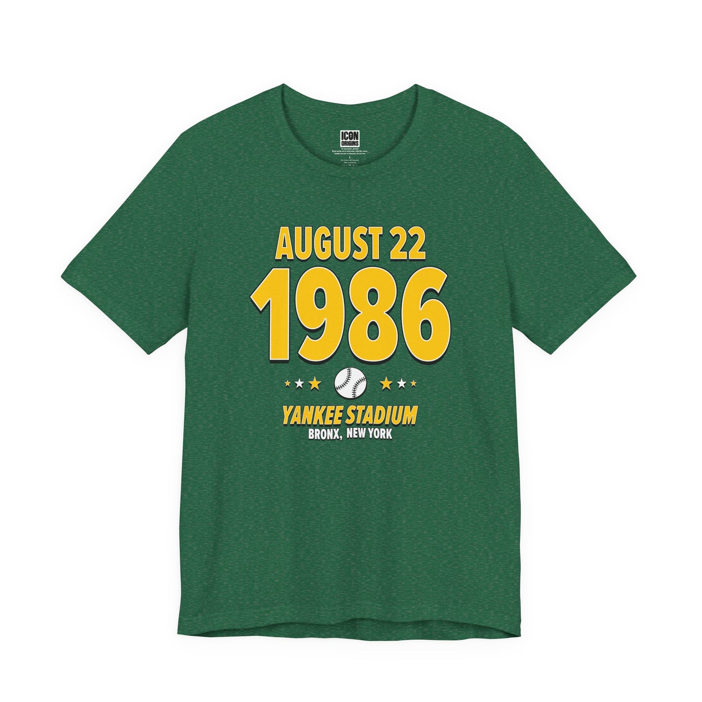 Oakland Baseball – August 22, 1986 – Origin Tee