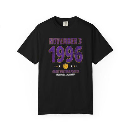 Los Angeles Basketball – November 3, 1996 – Comfort Colors (Black & White)
