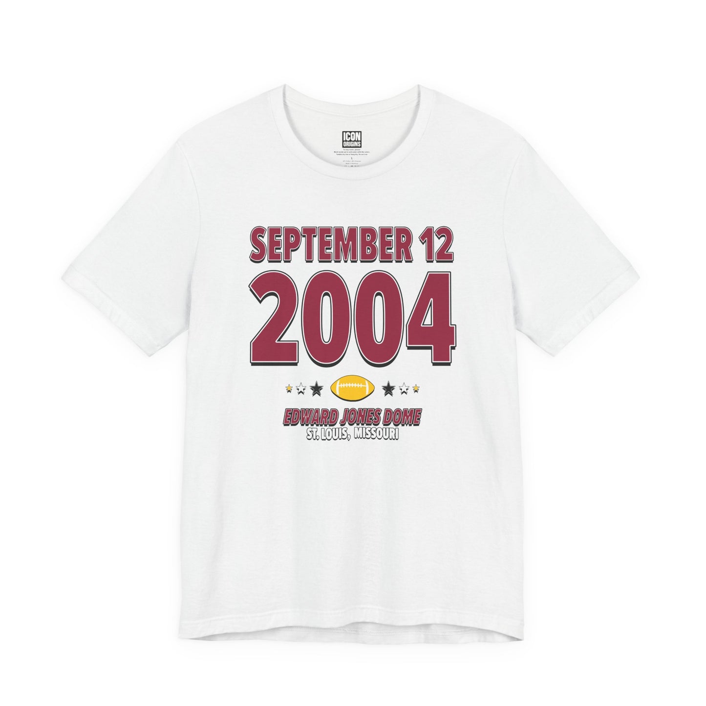 Arizona Football – September 12, 2004 – Origin Tee (Black & White)
