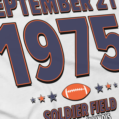 Chicago Football – September 21, 1975 – Origin Tee (Black & White)