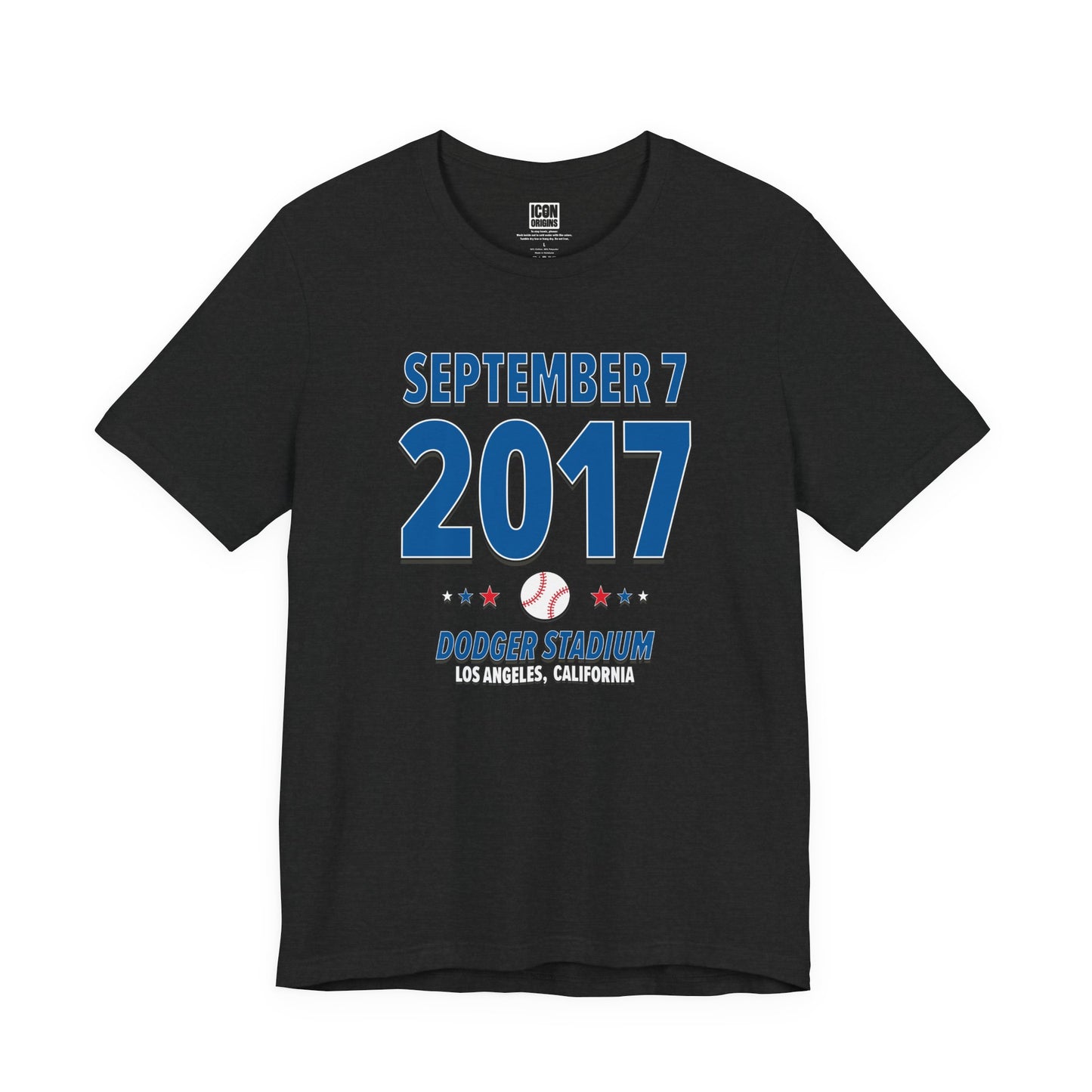 Los Angeles Baseball – September 7, 2017 – Origin Tee (Black & White)