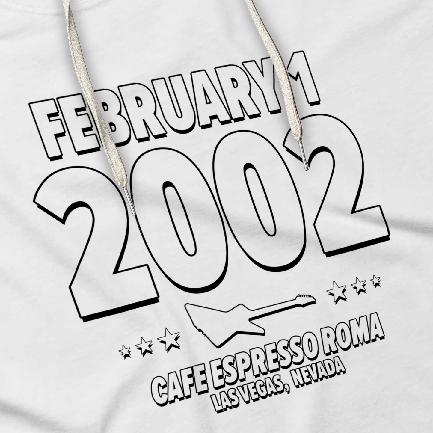 Desert Synth – 2002 – Hoodie (Black & White)