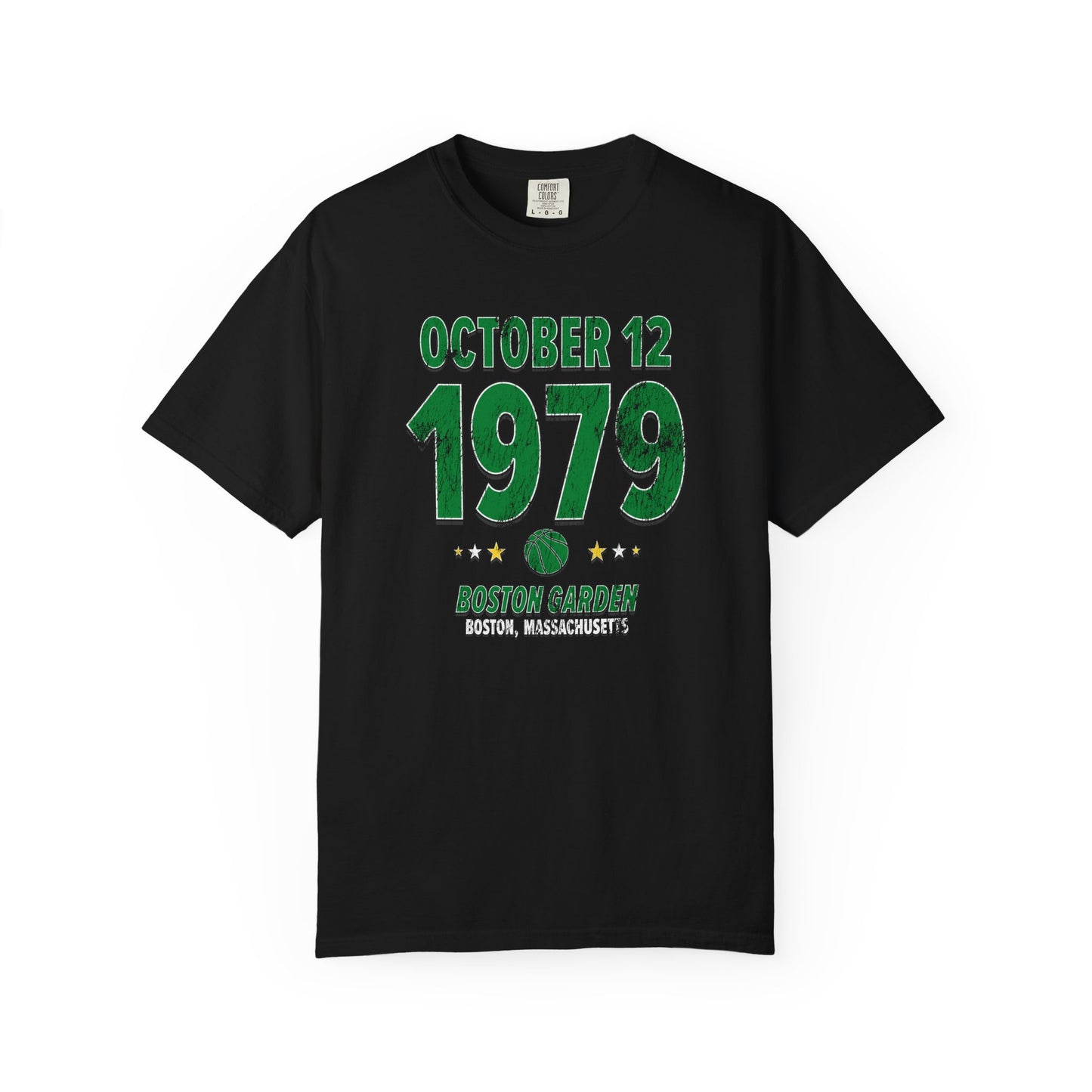 Boston Basketball – October 12, 1979 – Comfort Colors (Black & White)