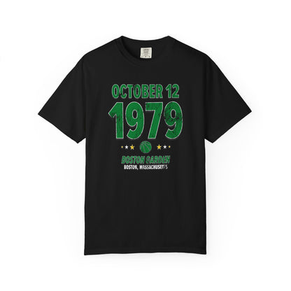 Boston Basketball – October 12, 1979 – Comfort Colors (Black & White)