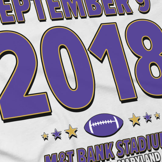 Baltimore Football – September 9, 2018 – Origin Tee (Black & White)