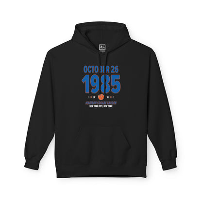 New York Basketball – October 26, 1985 – Hoodie (Black & White)