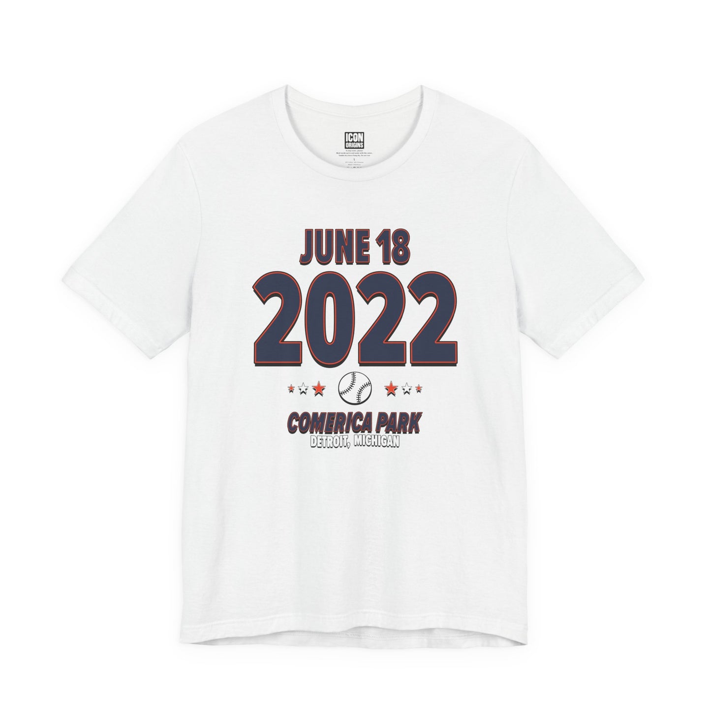Detroit Baseball – June 18, 2022 – Origin Tee (Black & White)
