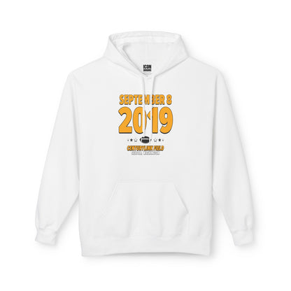 Pittsburgh Football – September 8, 2019 – Hoodie (Black & White)
