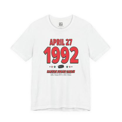New Jersey Hockey – April 27, 1992 – Origin Tee (Black & White)