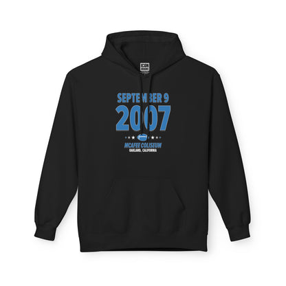 Detroit Football – September 9, 2007 – Hoodie (Black & White)