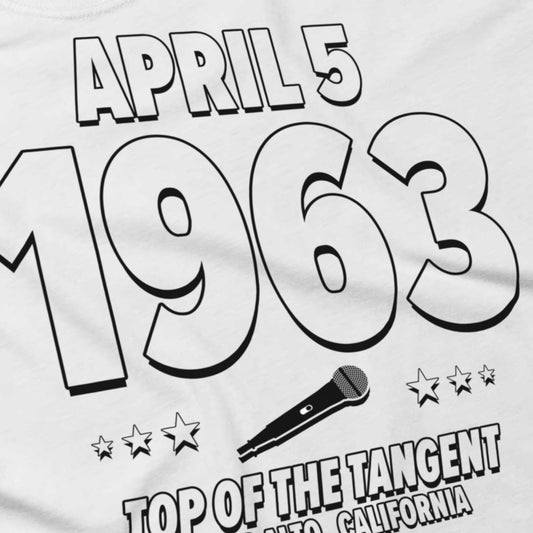 Cosmic Freedom – 1963 – Origin Tee (Black & White)