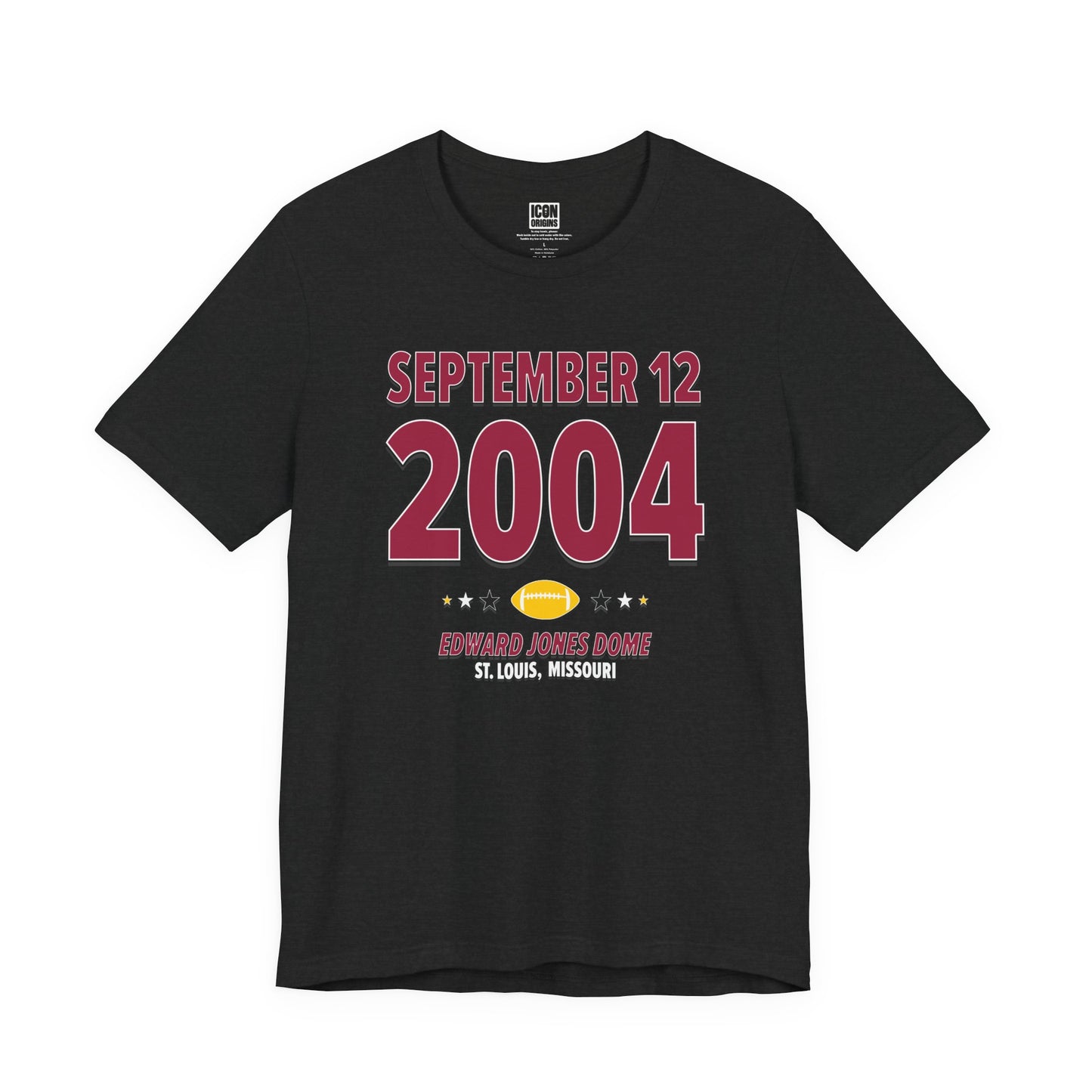Arizona Football – September 12, 2004 – Origin Tee (Black & White)