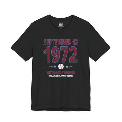 Philadelphia Baseball – September 12, 1972 – Origin Tee (Black & White)