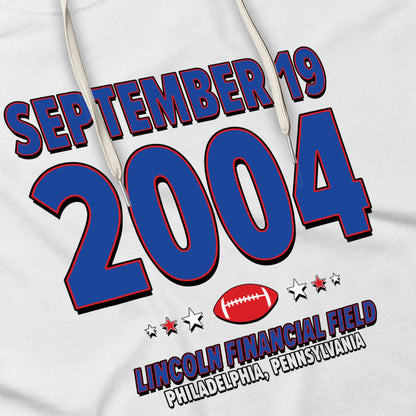 New York Football – September 19, 2004 – Hoodie (Black & White)