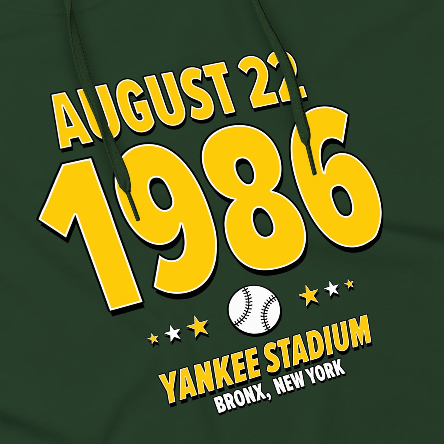 Oakland Baseball – August 22, 1986 – Hoodie