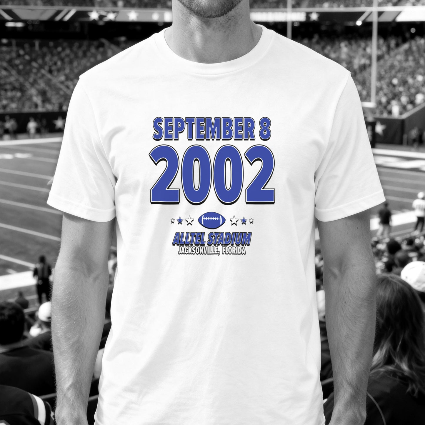 Indianapolis Football – September 8, 2002 – Origin Tee (Black & White)