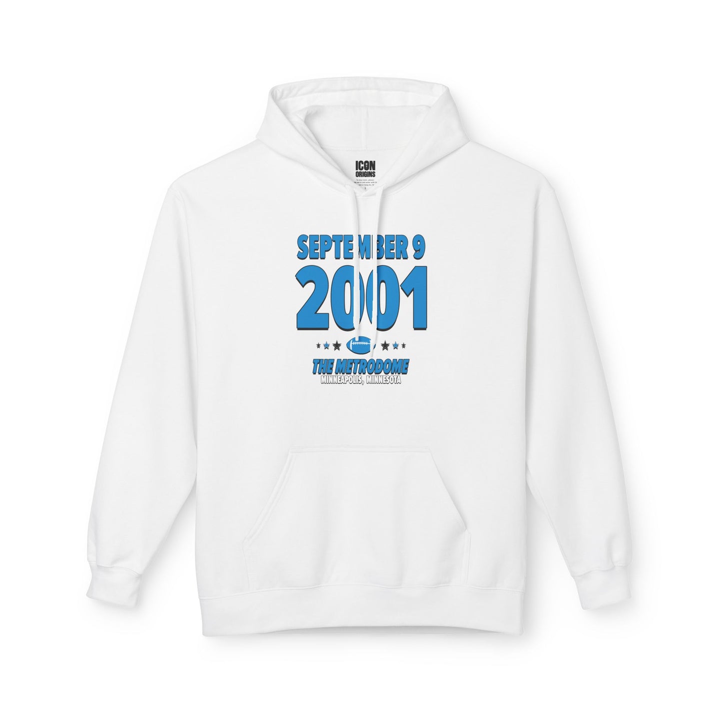 Carolina Football – September 9, 2001 – Hoodie (Black & White)