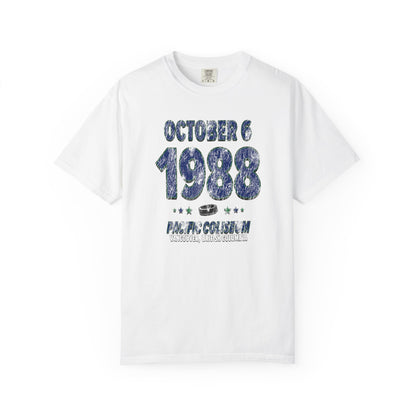 Vancouver Hockey – October 6, 1988 – Comfort Colors (Black & White)