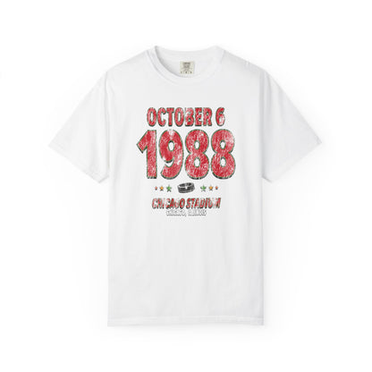 Chicago Hockey – October 6, 1988 – Comfort Colors (Black & White)