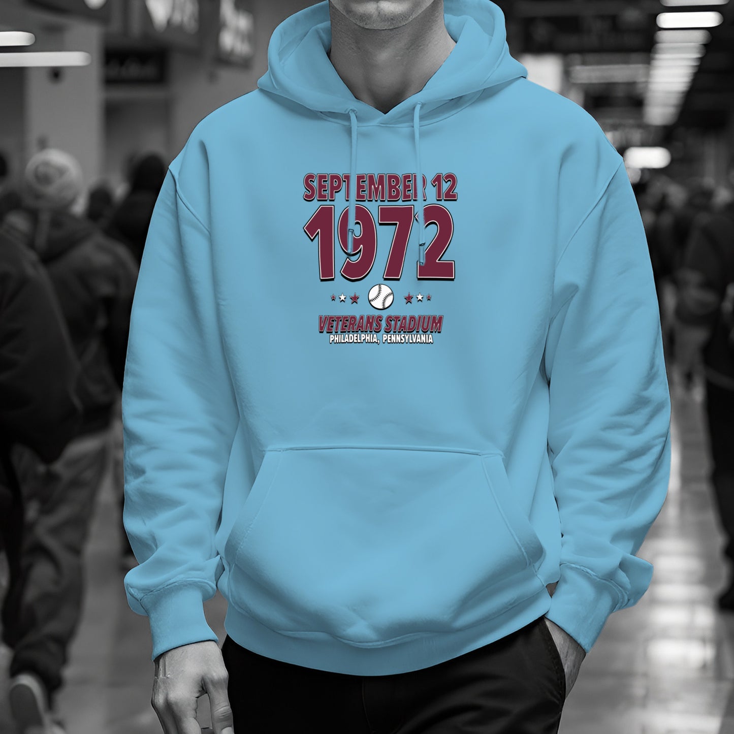 Philadelphia Baseball – September 12, 1972 – Hoodie