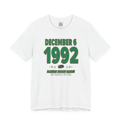 Dallas Hockey – December 6, 1992 – Origin Tee (Black & White)