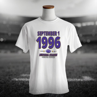 Baltimore Football – September 1, 1996 – Origin Tee (Black & White)
