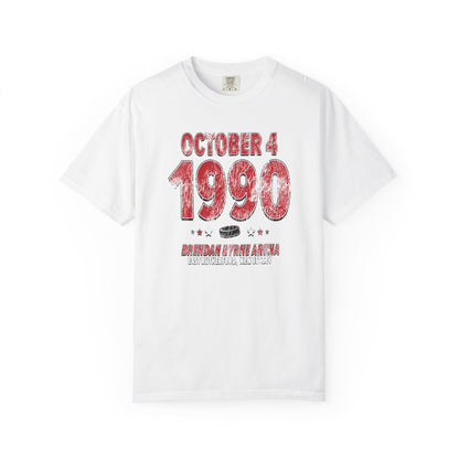 Detroit Hockey – October 4, 1990 – Comfort Colors (Black & White)