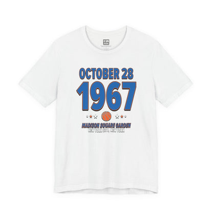 New York Basketball – October 28, 1967 – Origin Tee (Black & White)