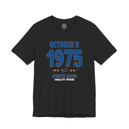 New York Hockey – October 8, 1975 – Origin Tee (Black & White)