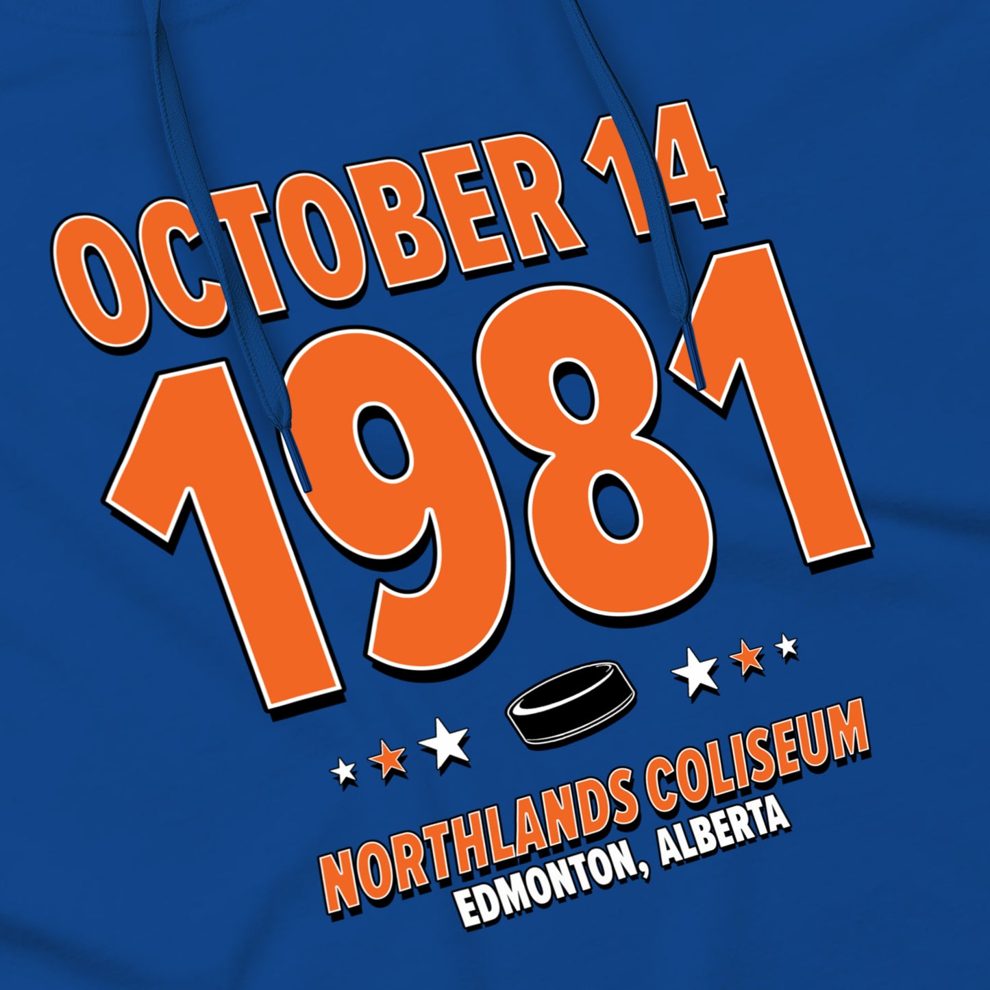 Edmonton Hockey – October 14, 1981 – Hoodie
