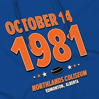 Edmonton Hockey – October 14, 1981 – Hoodie