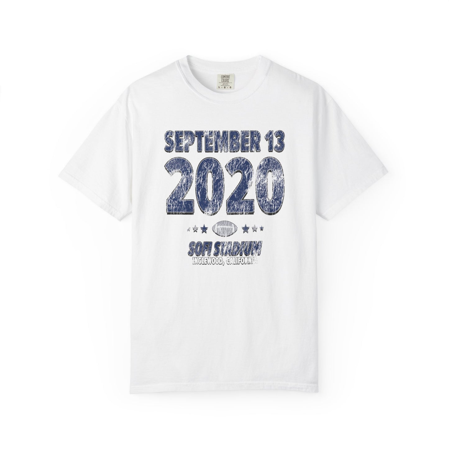 Dallas Football – September 13, 2020 – Comfort Colors (Black & White)