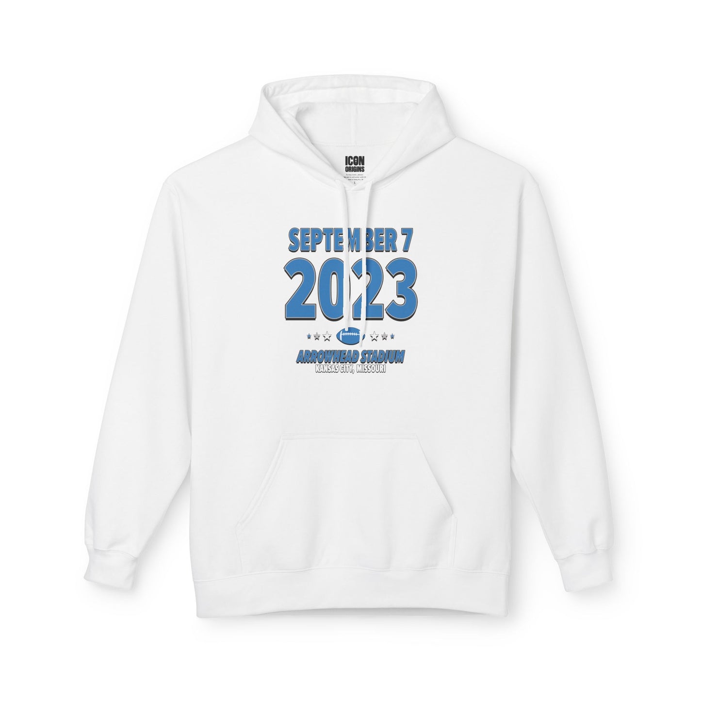 Detroit Football – September 07, 2023 – Hoodie (Black & White)
