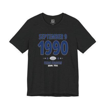 Dallas Football – September 9, 1990 – Origin Tee (Black & White)