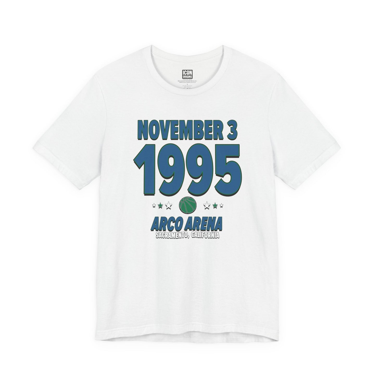 Minnesota Basketball – November 3, 1995 – Origin Tee (Black & White)