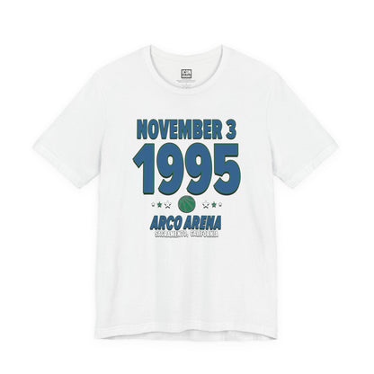 Minnesota Basketball – November 3, 1995 – Origin Tee (Black & White)