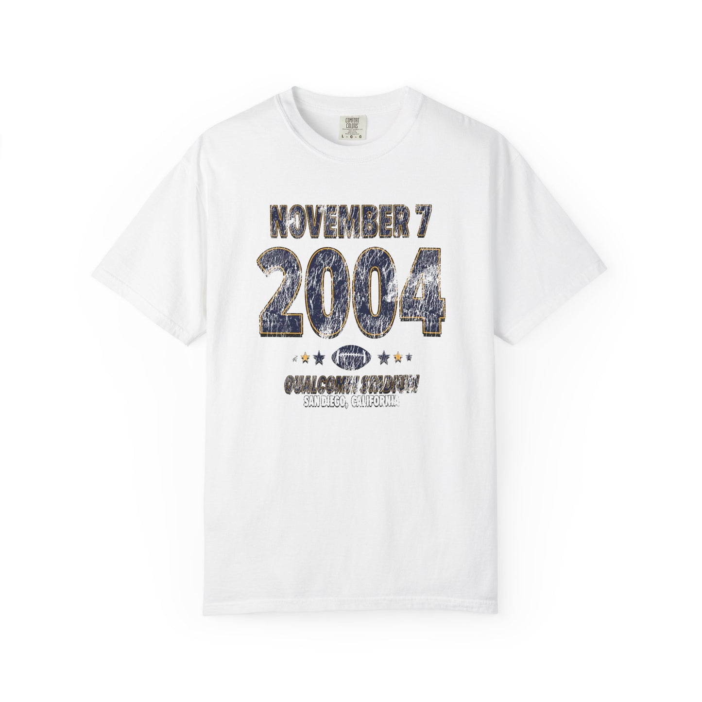 San Diego Football – November 7, 2004 – Comfort Colors (Black & White)