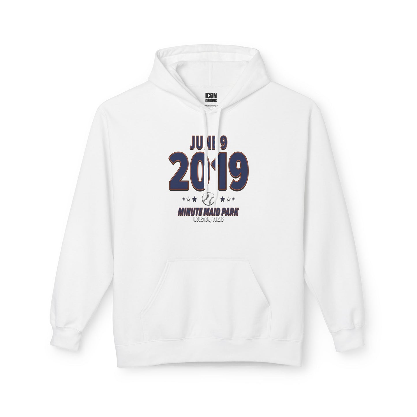 Houston Baseball – June 9, 2019 – Hoodie (Black & White)