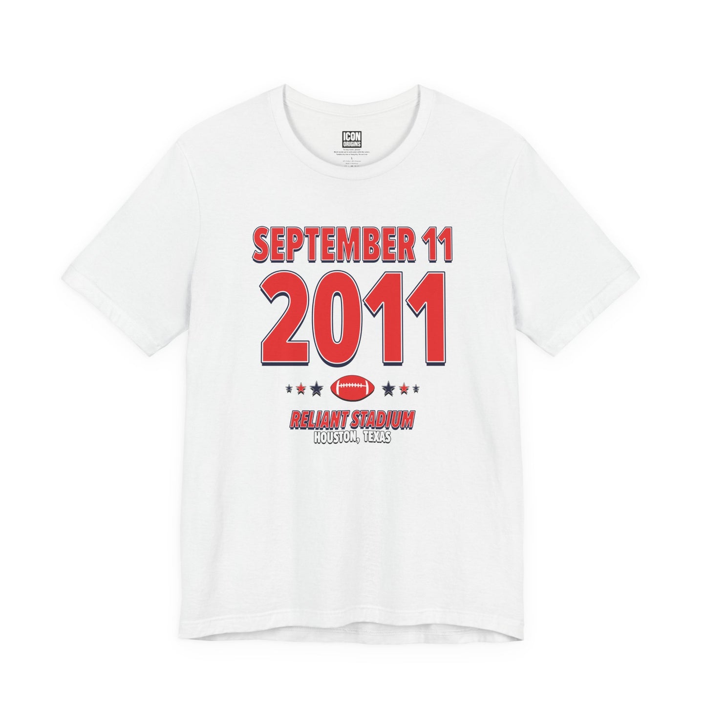 Houston Football – September 11, 2011 – Origin Tee (Black & White)