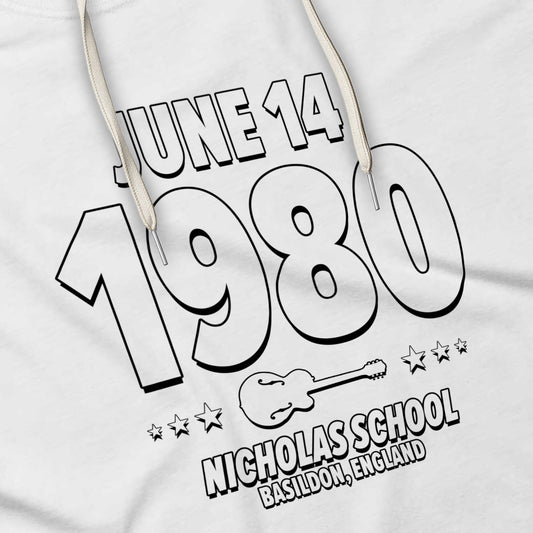 Darkwave Pioneers – 1980 – Hoodie (Black & White)