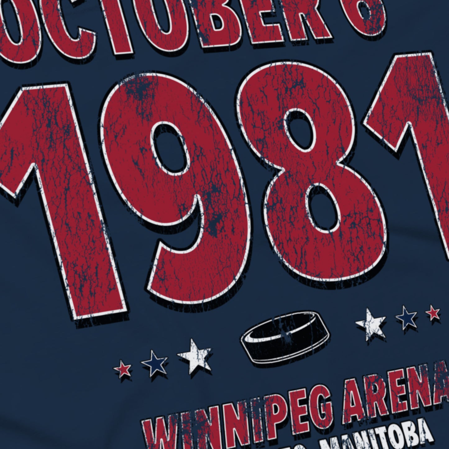 Winnipeg Hockey – October 6, 1981 – Comfort Colors