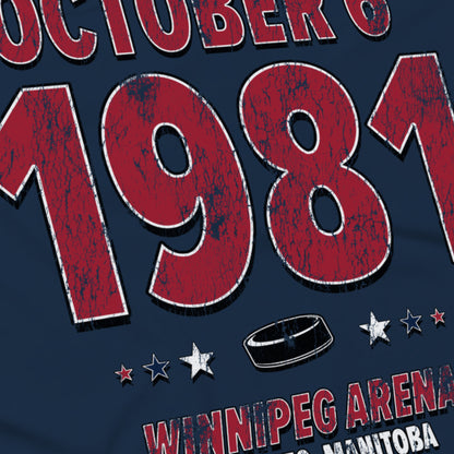 Winnipeg Hockey – October 6, 1981 – Comfort Colors