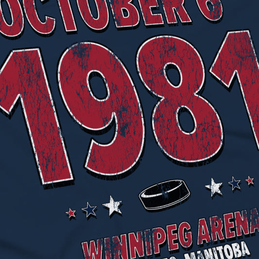 Winnipeg Hockey – October 6, 1981 – Comfort Colors