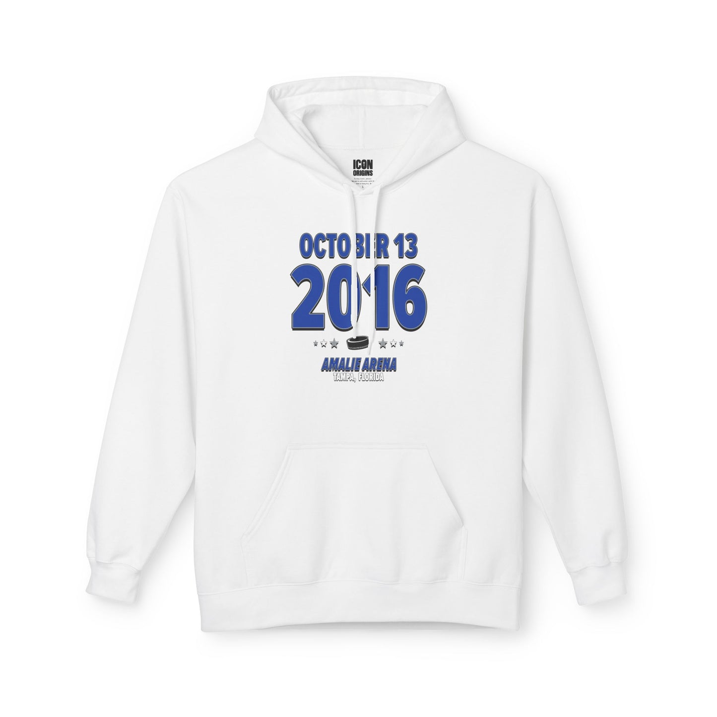 Tampa Bay Hockey – October 13, 2016 – Hoodie (Black & White)
